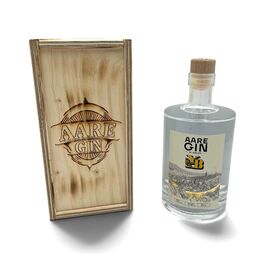 AARE GIN Gelb-Schwarz mit Holzschachtel