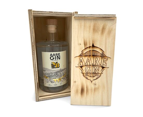 AARE GIN Gelb-Schwarz in Holzschachtel
